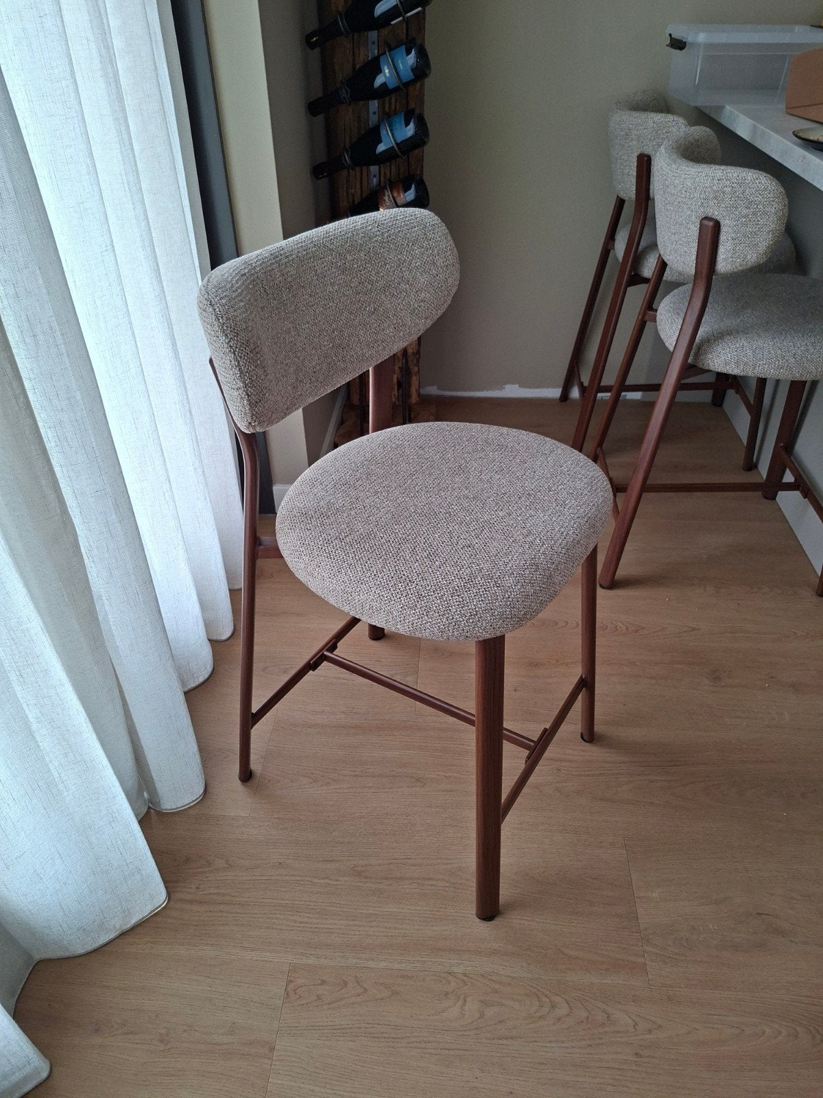 barkruk - nieuw- ByBoo / Sedia 65cm zithoogte, 1 kruk, Ophalen, Nieuw, 60 tot 90 cm