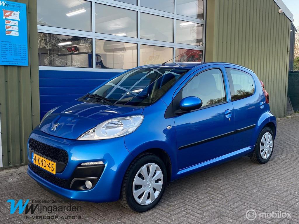 Peugeot 107 1.0 Active|Led dagrijverlichting|5-deurs|Airco|, Auto's, Peugeot, Voorwielaandrijving, Euro 5, Stof, Gebruikt