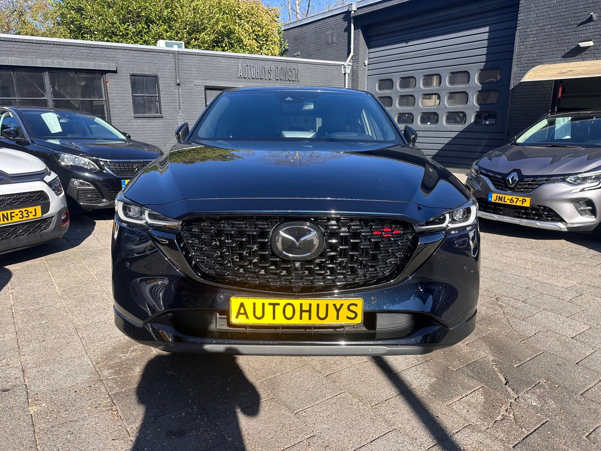 Mazda CX-5 2.0 SkyActiv-G 165 Homura Ltd|Aut|Leder|Head Up, Auto's, Gebruikt, Zwart, 4 cilinders, Blauw