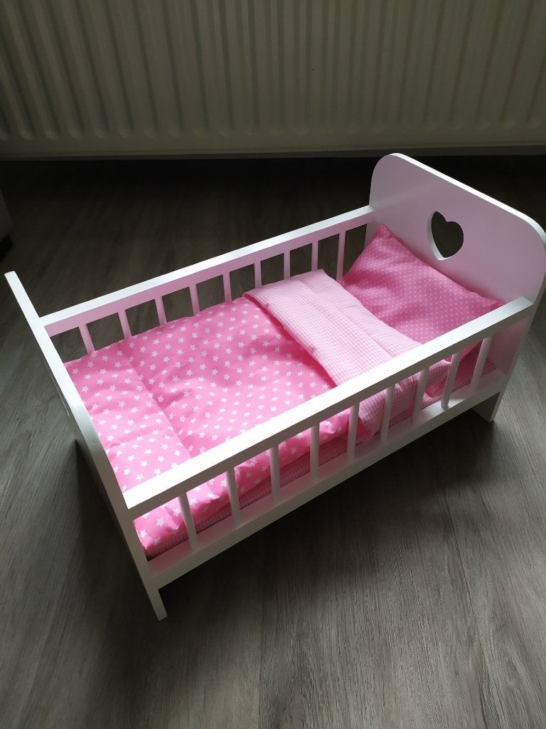 houten poppenbed (nieuw), Kinderen en Baby's, Speelgoed | Houten speelgoed, Ophalen of Verzenden, Nieuw, Meubelstuk of Keukentje