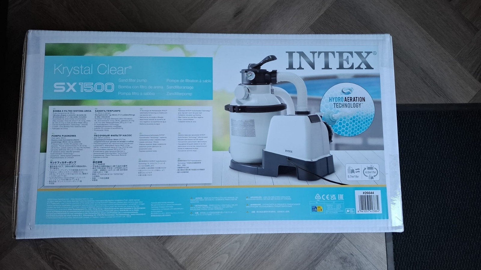 Nieuw Te koop: Intex Krystal Clear Zandfilterpomp SX1500, Ophalen, Nieuw, Zwembadpomp
