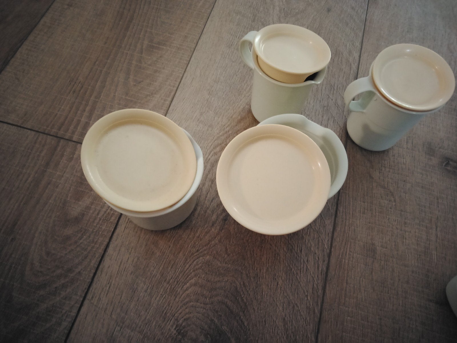 tupperware melk- en suikerkannetjes, Ophalen of Verzenden, Zo goed als nieuw, Overige typen