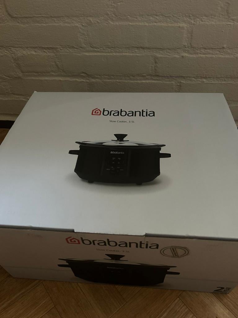 Brabantia Slow Cooker 3.5L - Nieuw in doos, Witgoed en Apparatuur, Slowcookers, Ophalen of Verzenden, Nieuw