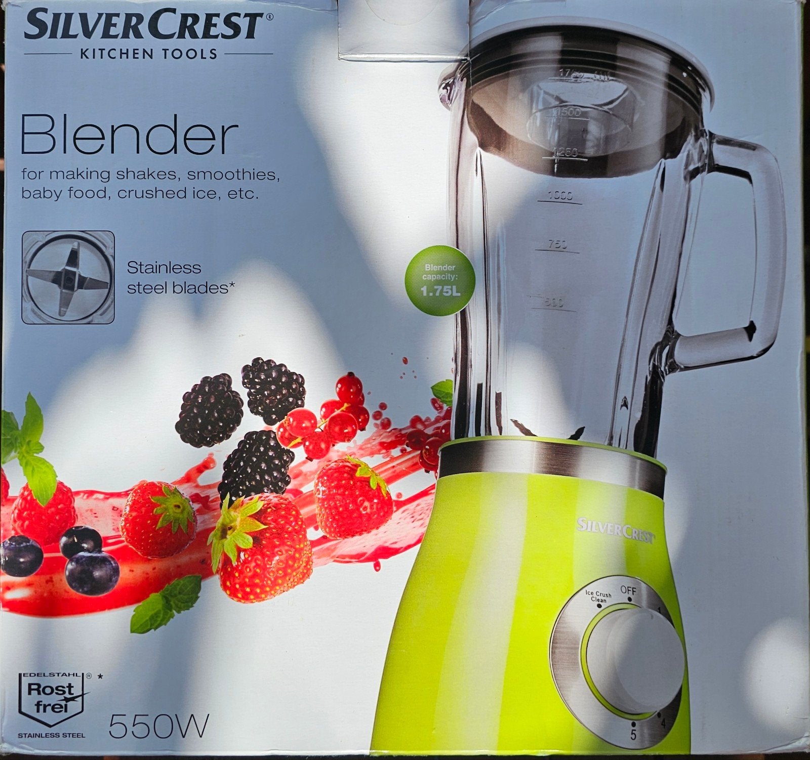 SilverCrest Blender 1.75L - Zo goed als nieuw, Ophalen of Verzenden