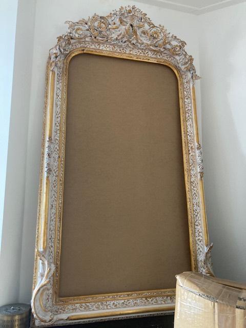 Klassieke/antieke spiegellijst, Huis en Inrichting, Woonaccessoires | Lijsten, Ophalen, Gebruikt, 125 cm of meer, 75 cm of meer