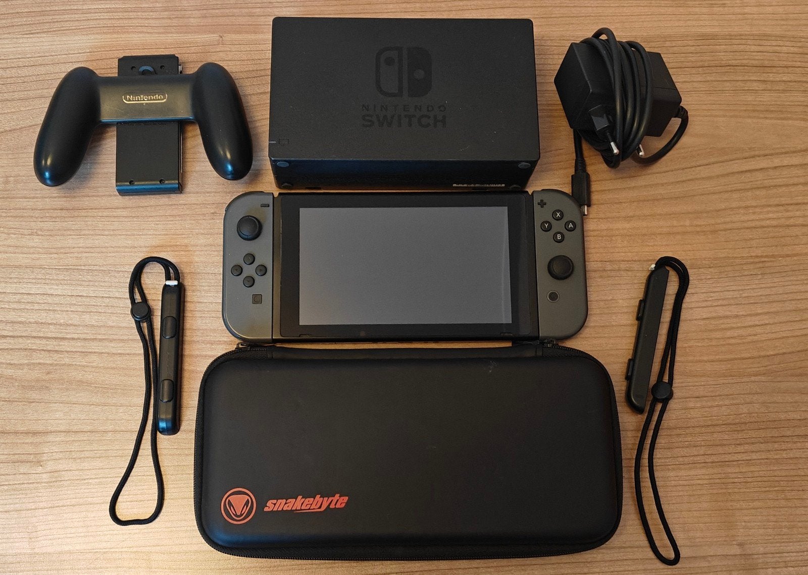 Nintendo Switch set, met hoes, Ophalen of Verzenden, Zo goed als nieuw, Met 1 controller, Switch Original