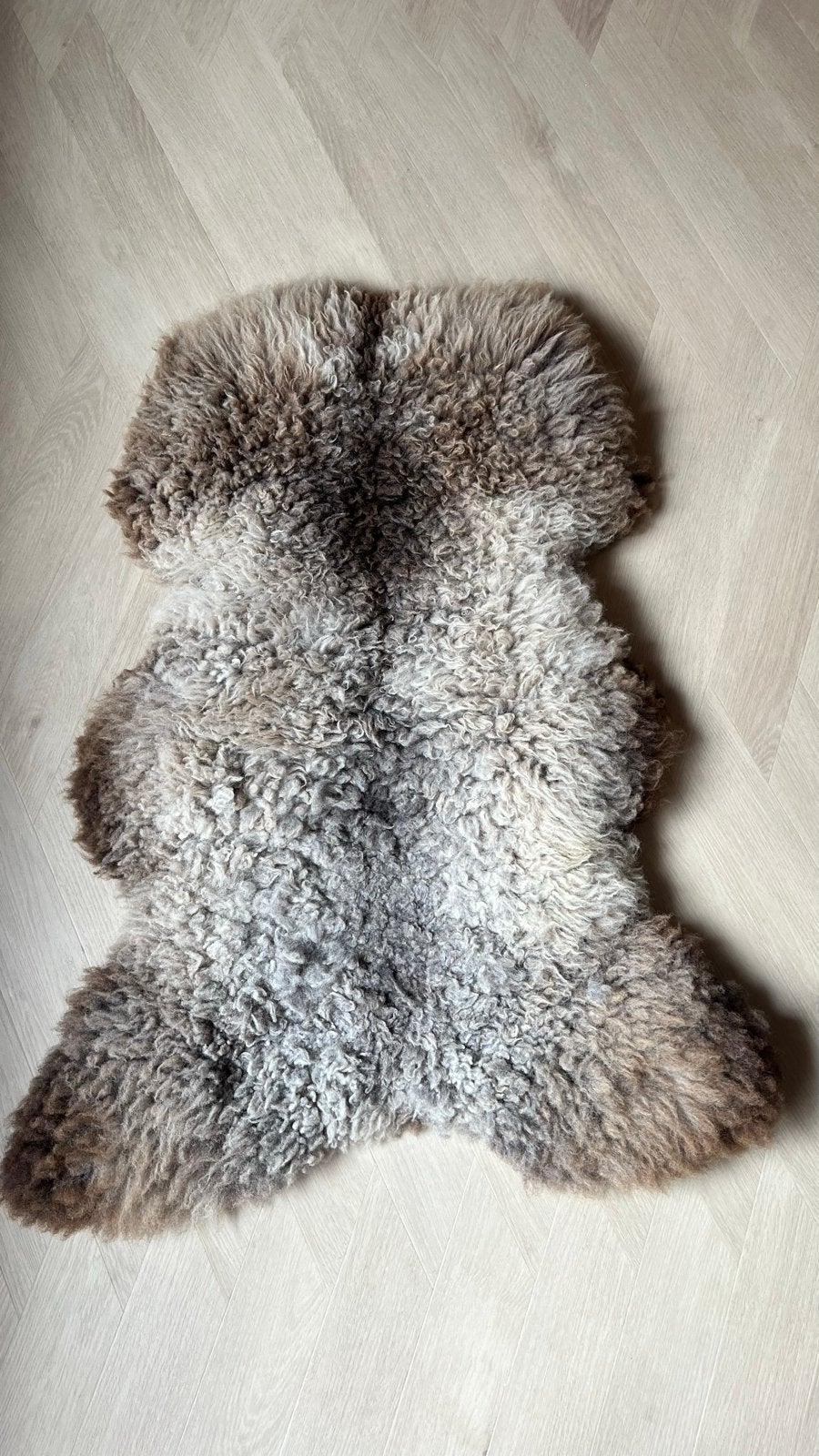 XXL Schapenvacht Hoogwaardige Kwaliteit, Bruin, Zo goed als nieuw, 150 tot 200 cm, Overige vormen