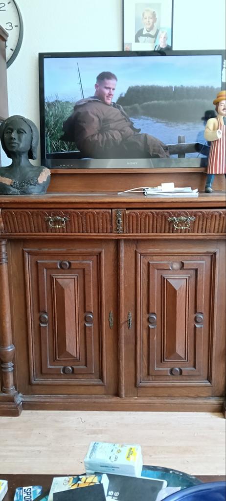 Antiek houten dressoir met lades en deuren, Ophalen