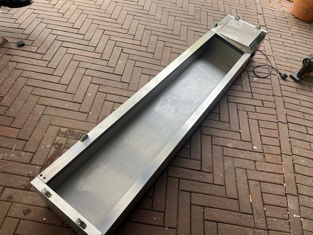 GGMgastro RVS Koelvitrine Saladette - Gebruikt, Minder dan 75 liter, Ophalen, Gebruikt, Zonder vriesvak