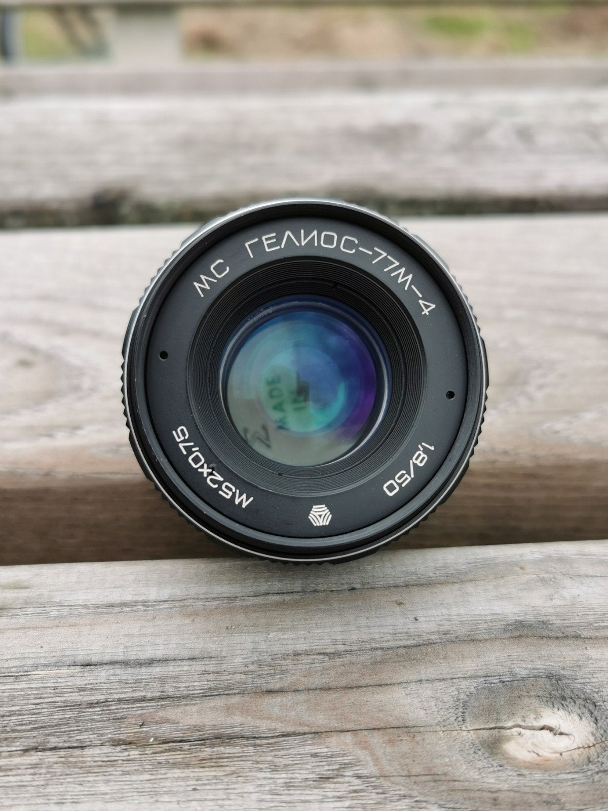 MC Helios 77M-4 50mm F/1.8 M42 vatting, Gebruikt, Ophalen of Verzenden, Standaardlens, 50 mm