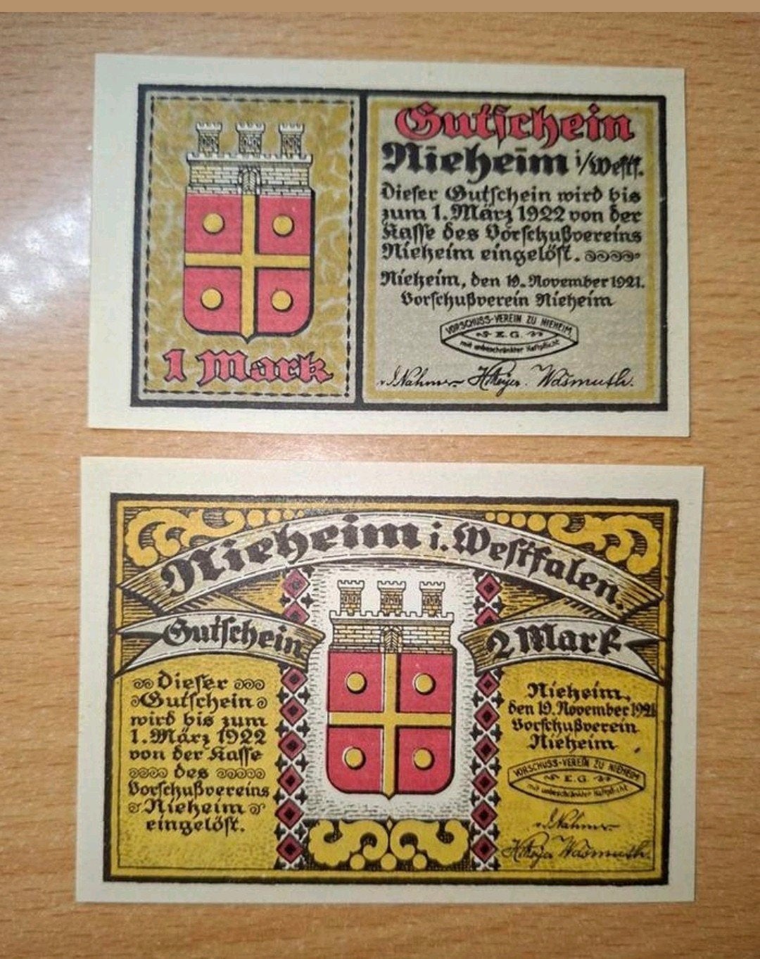 Duits Notgeld Nieheim Noodgeld, Ophalen of Verzenden, Duitsland