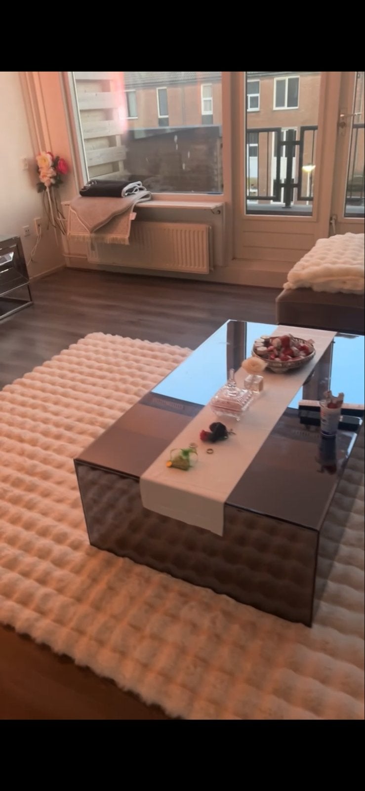 Eric Kuster stijl salontafel, klok en tv-meubel set, Huis en Inrichting, Ophalen, 50 – 75, 50 tot 100 cm, 100 tot 150 cm