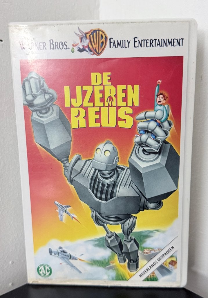 De IJzeren Reus (1999) |Tekenfilm Klassieker | VHS, Gebruikt, Animatie, Alle leeftijden, VHS