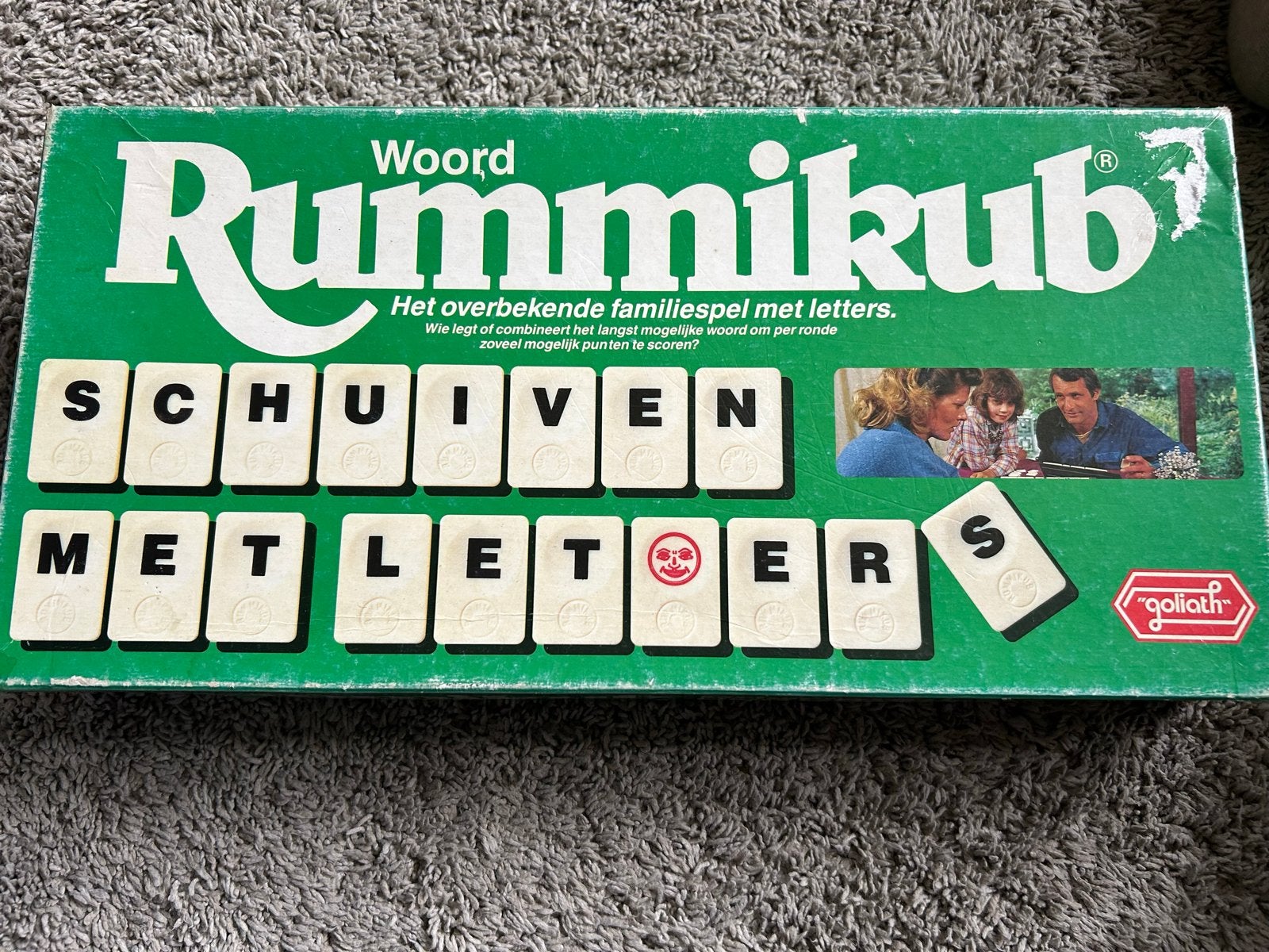 Woord Rummikub - Compleet familiespel, Ophalen of Verzenden, Gebruikt
