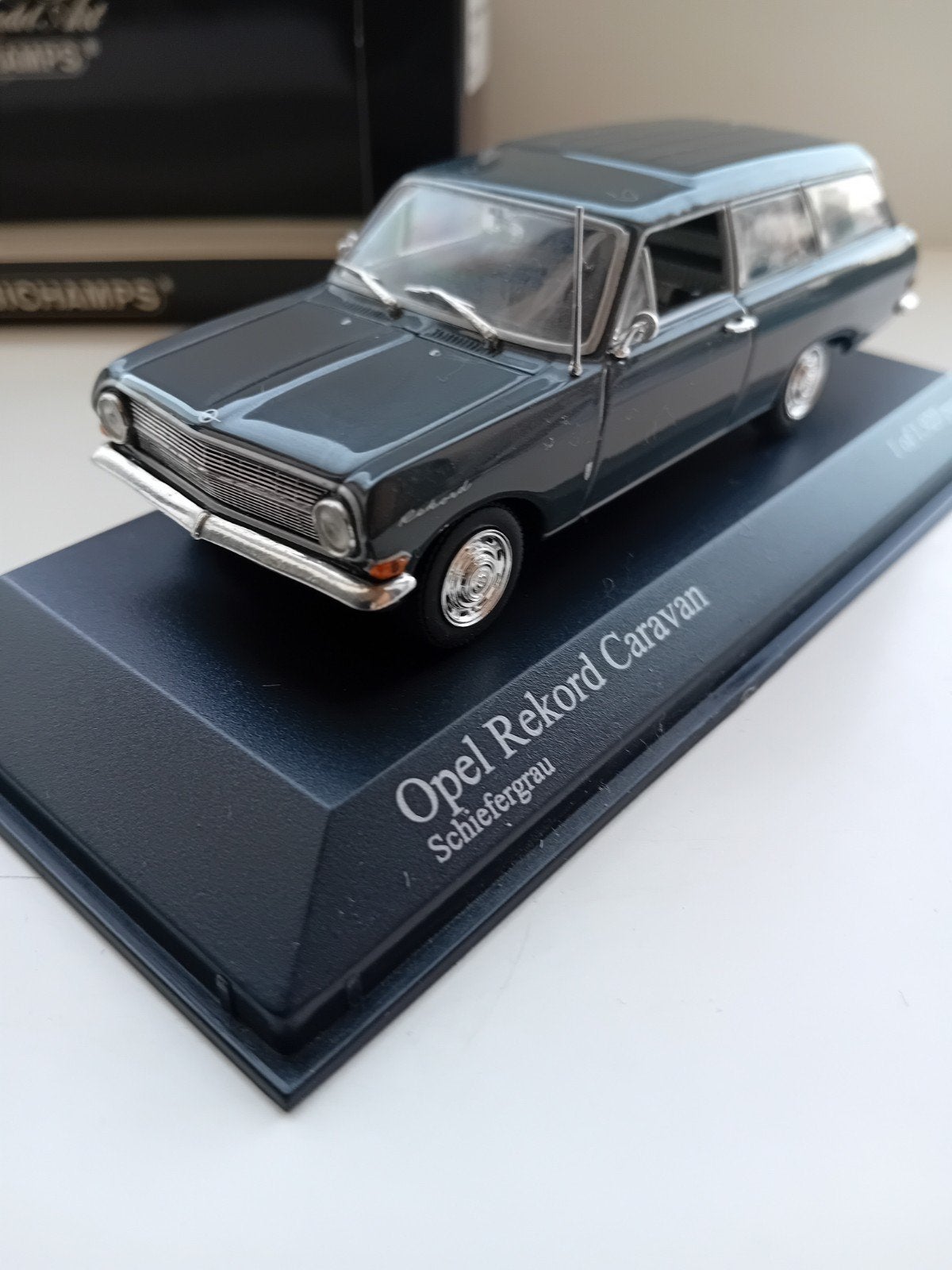 Minichamps Opel Rekord A Caravan., Ophalen of Verzenden, Zo goed als nieuw, Auto, MiniChamps