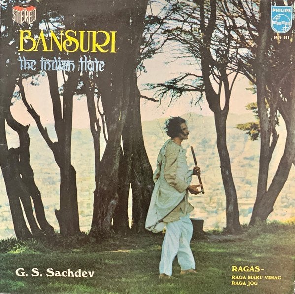 MINT LP G. S. Sachdev ‎Bansuri The Indian Flute INDIA, LP, Verzenden, Indiaas, 12 inch