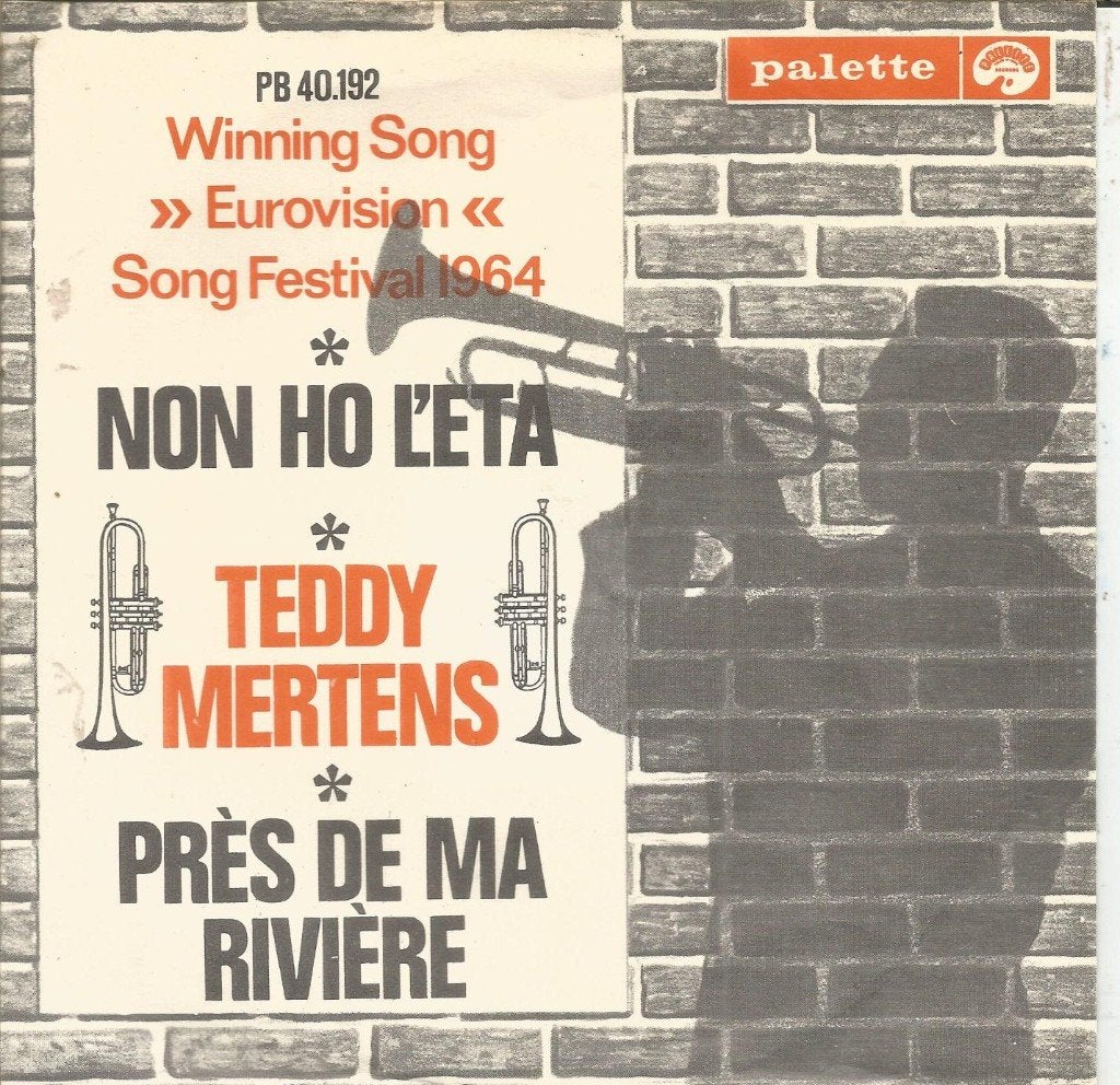 Teddy Mertens – Près De Ma Rivière (1964), Fotohoes, Ophalen of Verzenden, 7 inch