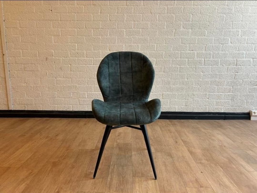 MX Sofa Magic Green eetkamerstoel - showroommodel, Huis en Inrichting, Stoelen, Ophalen, Overige kleuren, MxSofa, Nieuw