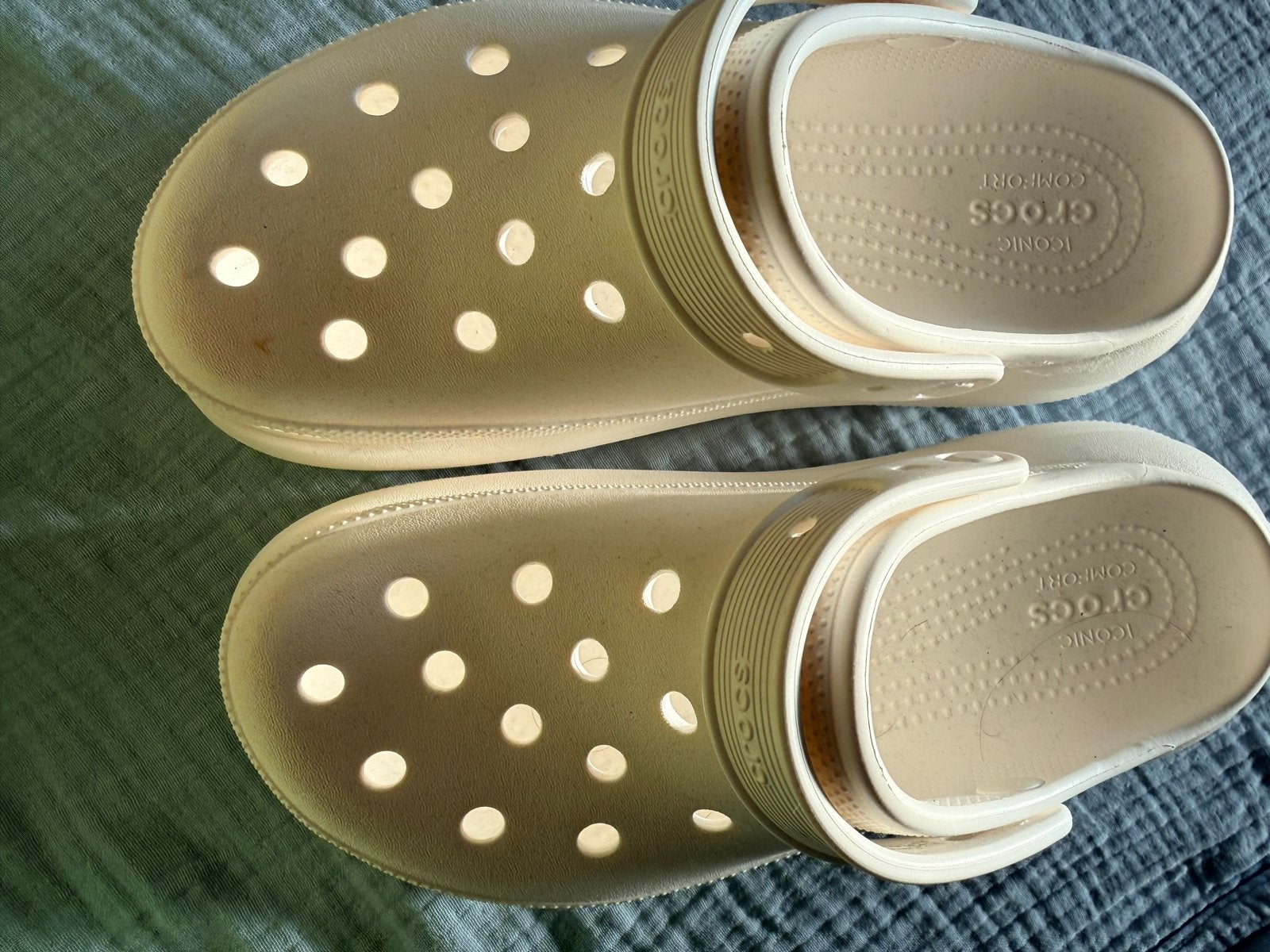 Witte Crocs met hoge zolen, nieuw, maat 38-39, Ophalen of Verzenden, Nieuw, Wit, Slippers