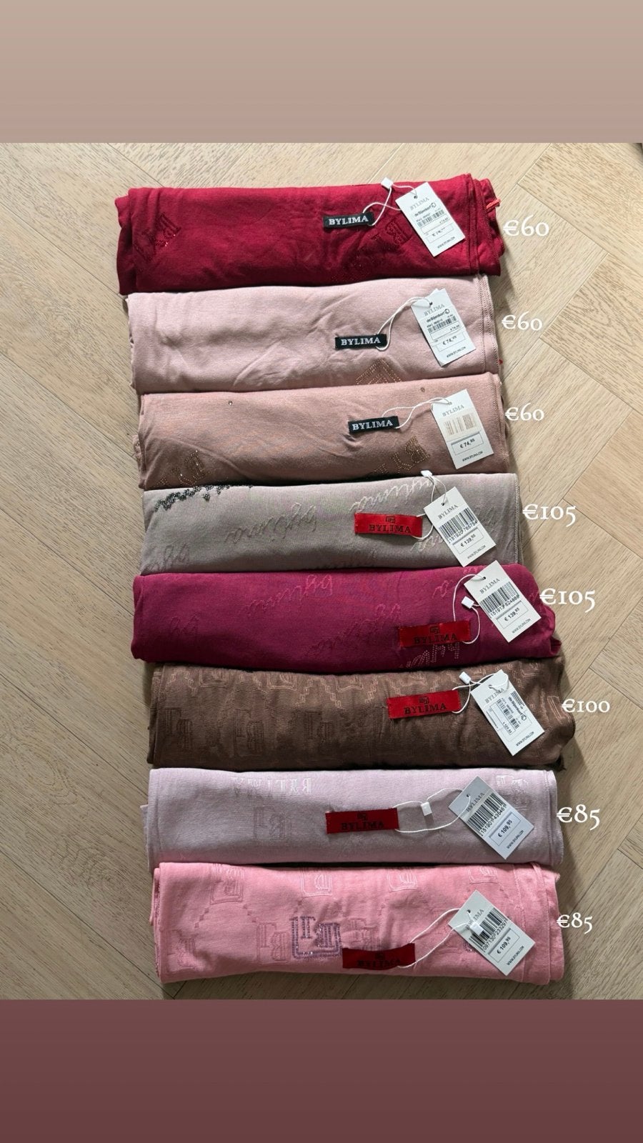 Nieuwe Bylima sjaals in diverse kleuren, Ophalen of Verzenden, Nieuw, Maat 46/48 (XL) of groter, Sjaal