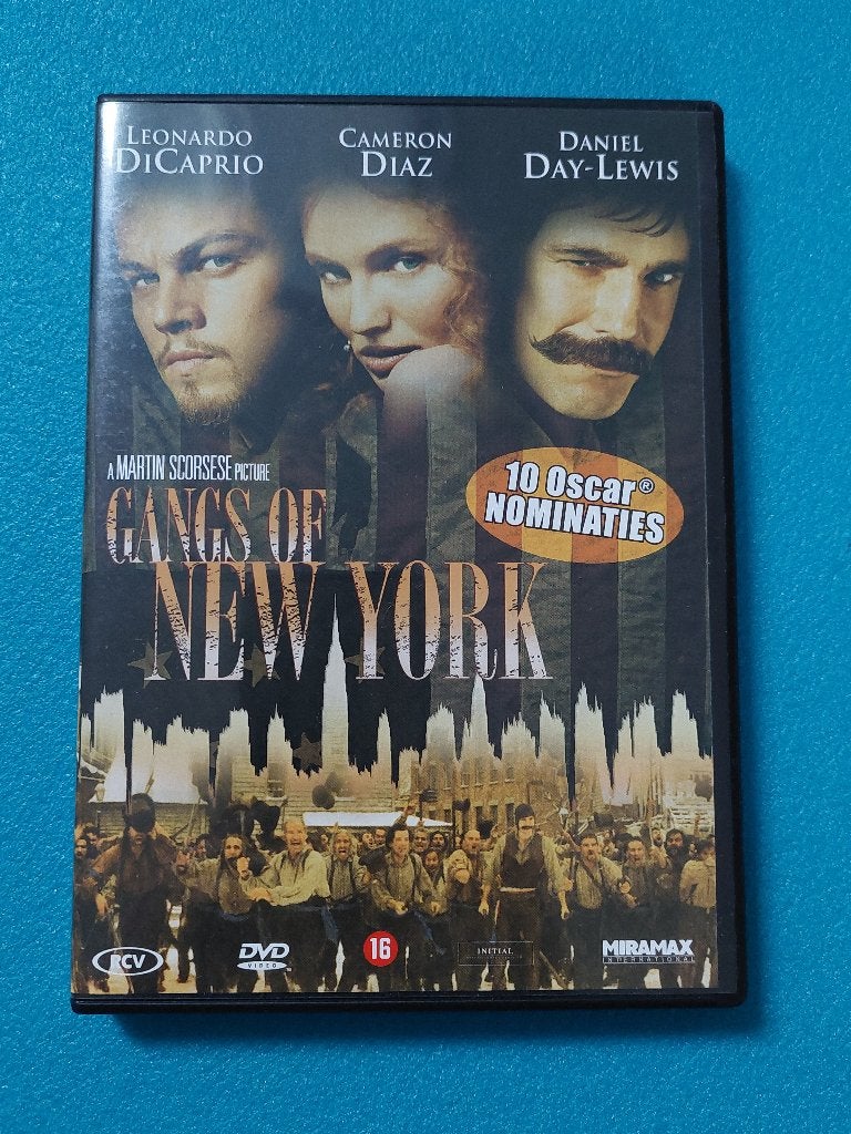Gangs of New York DVD 4 HALEN = 3 BETALEN, Vanaf 16 jaar, Nederlands, Ophalen of Verzenden, Gebruikt