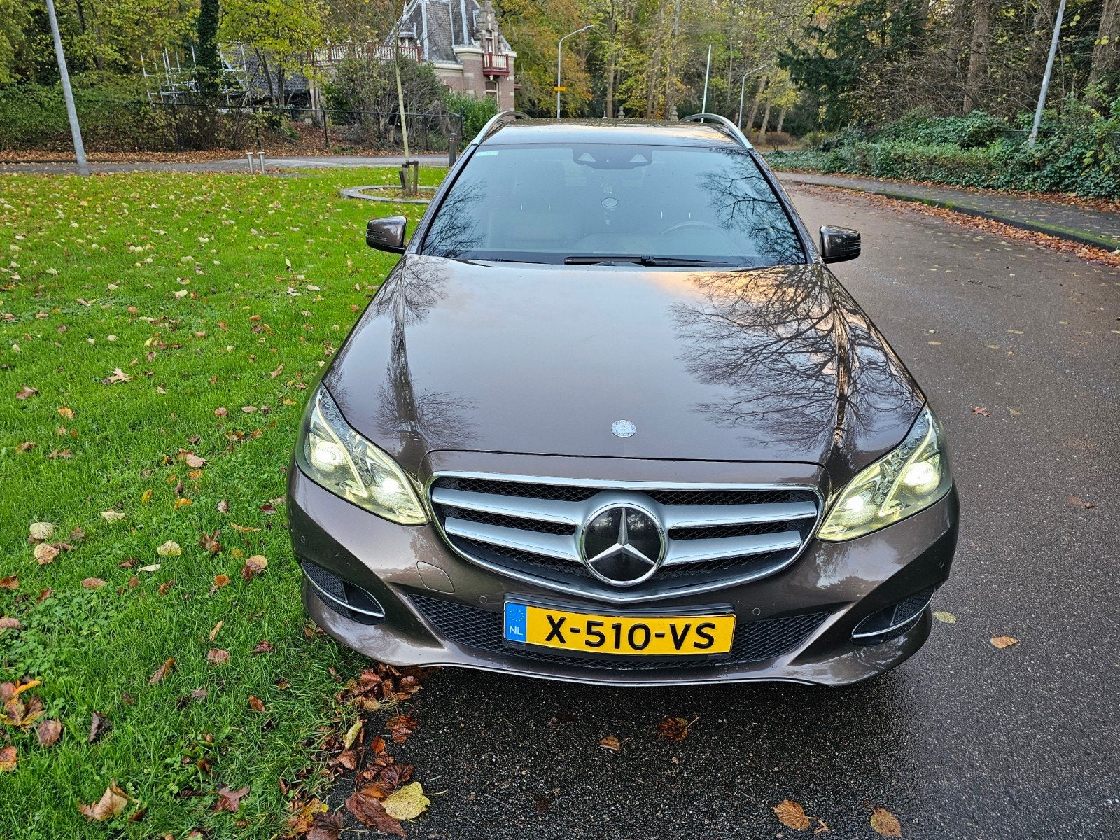 Mercedes-Benz E-Klasse 2.0 E200 Estate AUT 2014 Bruin, Achterwielaandrijving, 4 cilinders, Bruin, Stationwagon