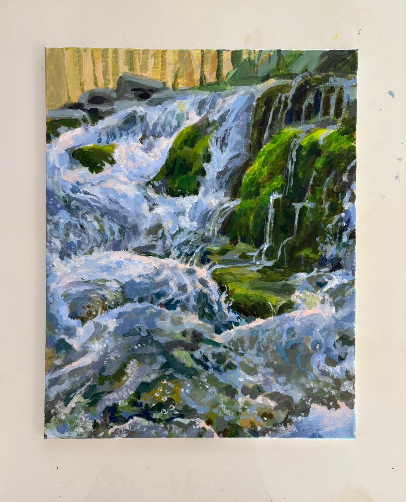 Schilderij op doek, Antiek en Kunst, Ophalen of Verzenden