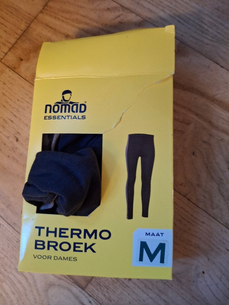 Thermo broek dames maat m zwart nomad, Ophalen of Verzenden, Nieuw, Zwart, Lang