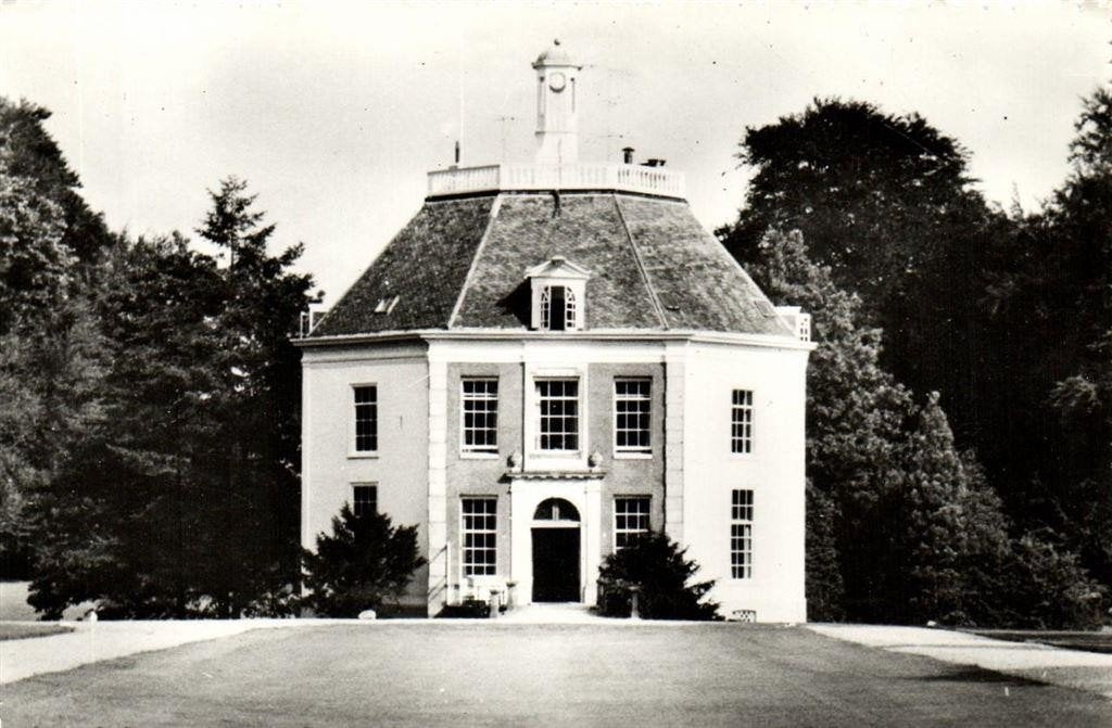 Kasteel Groot Drakestein te Lage Vuursche - 1960 - ongelopen, Ophalen of Verzenden, 1960 tot 1980, Ongelopen, Utrecht