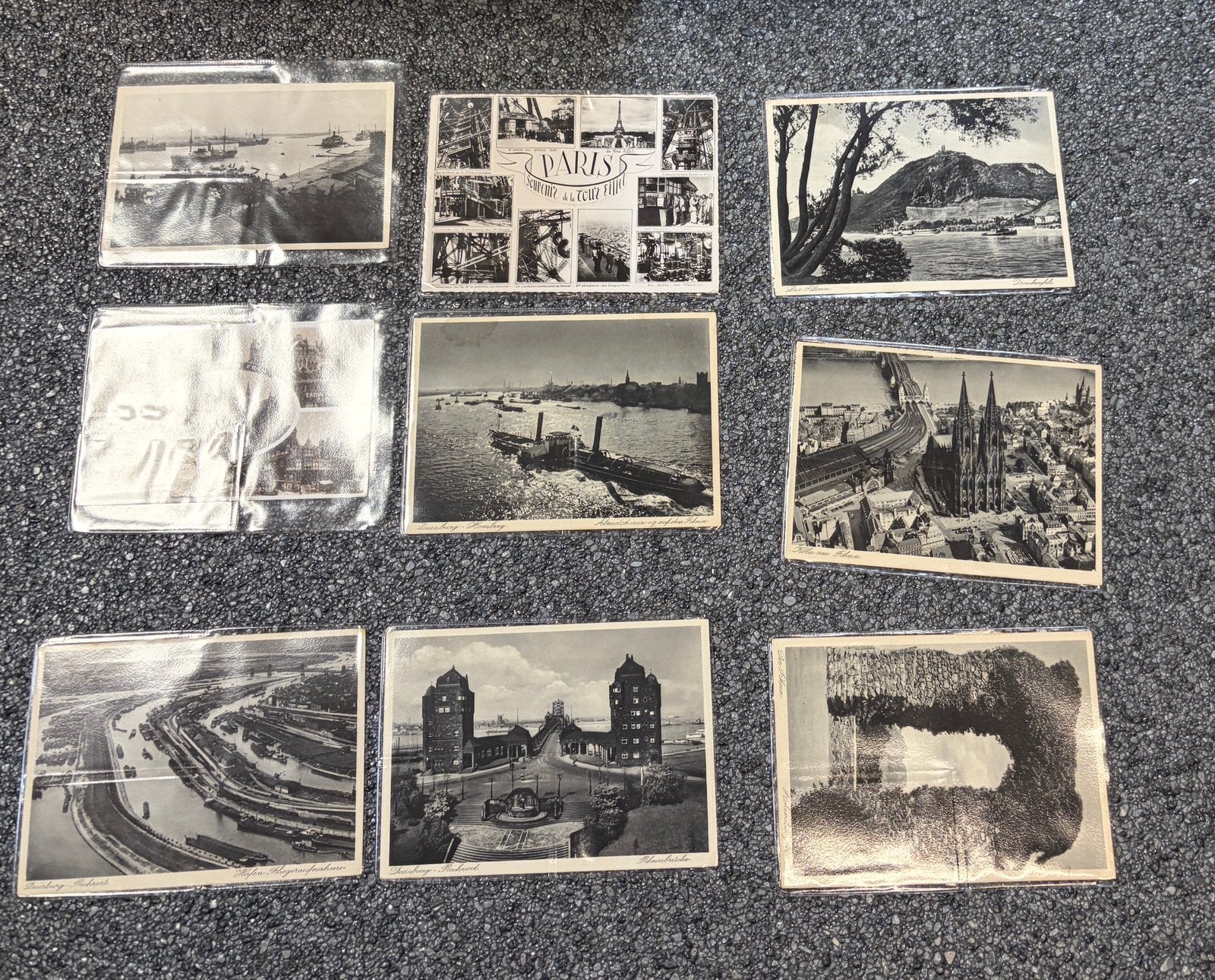 Ansichtkaarten zwart/wit en kleur (400 stuks), Ophalen of Verzenden, Gelopen, Overig Europa