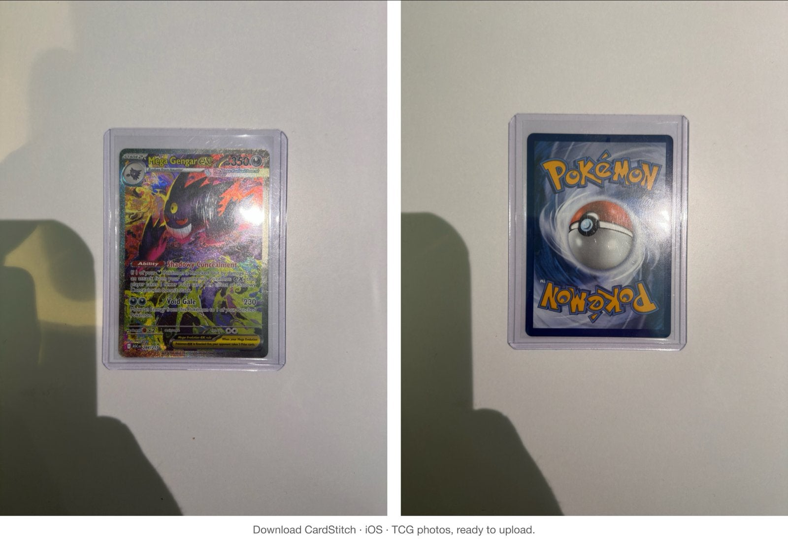Mega Gengar ex 284/217 – PSA 10 Contender, Ophalen of Verzenden, Nieuw, Losse kaart, Foil
