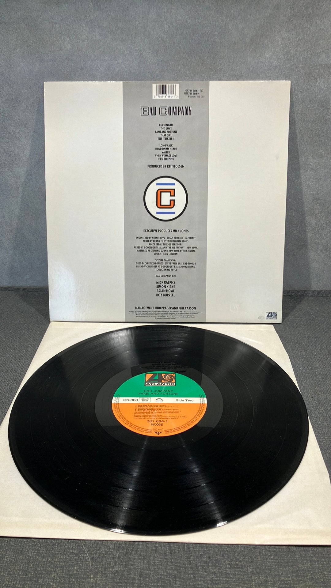 Bad Company. —  Fame And Fortune, Cd's en Dvd's, Vinyl | Rock, LP, Hard Rock, Ophalen of Verzenden, Zo goed als nieuw
