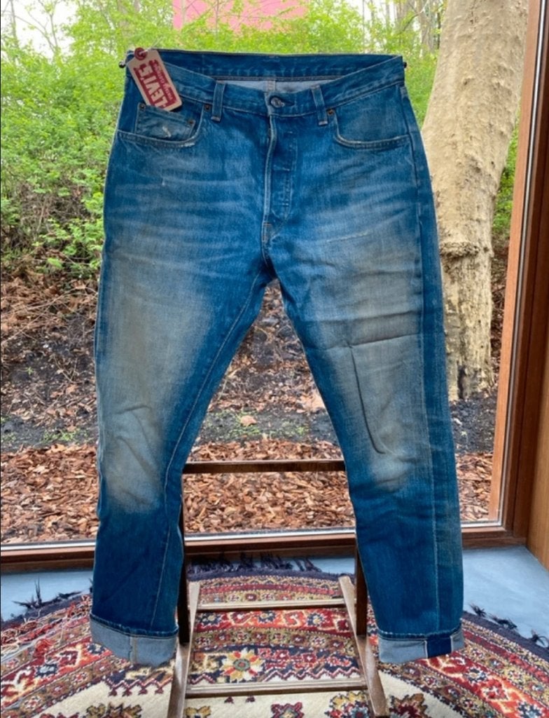 Sale! Levi's Vintage Clothing WPL 423 Big E 501 30x32 jeans, Blauw, Nieuw, W32 (confectie 46) of kleiner, Ophalen of Verzenden