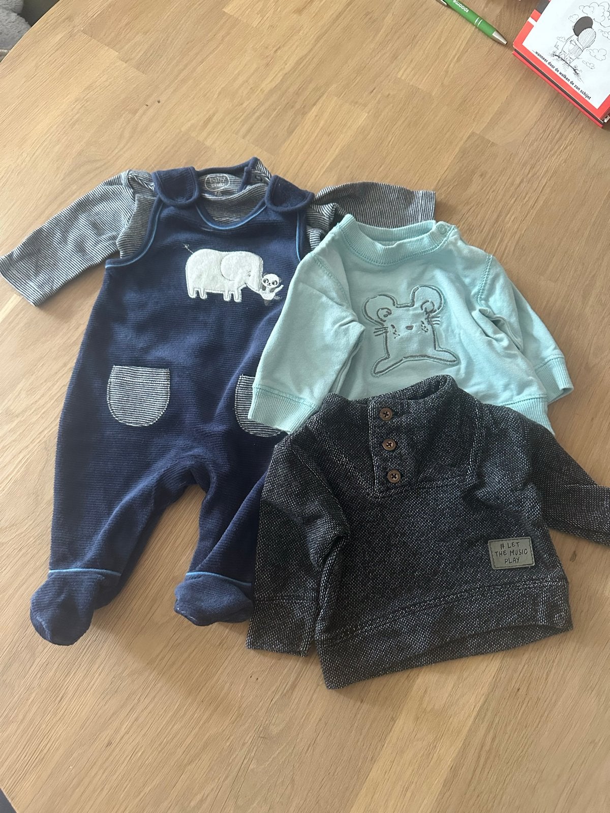 Leuk pakket kleding voor jongetje maat 56, Ophalen of Verzenden, Zo goed als nieuw, Jongetje, Setje