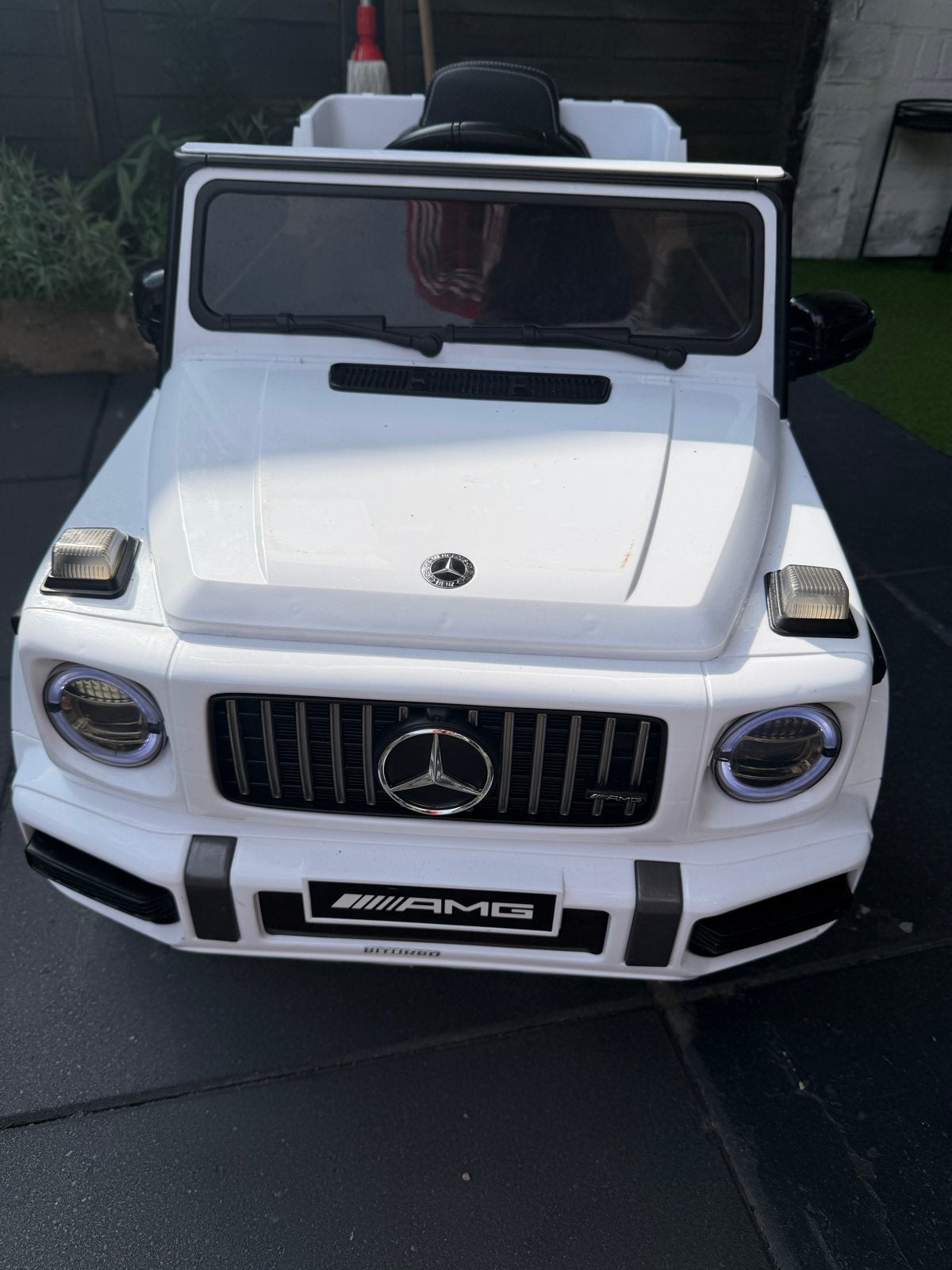 Mercedes G-Klasse elektrische kinderauto met afstandsbedieni, Kinderen en Baby's, Ophalen, Zo goed als nieuw, Afstandsbediening