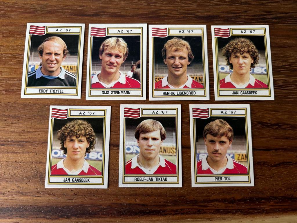 Panini Voetbal 83 AZ '67 stickers, Ophalen of Verzenden, Zo goed als nieuw, Stickers en Plaatjes