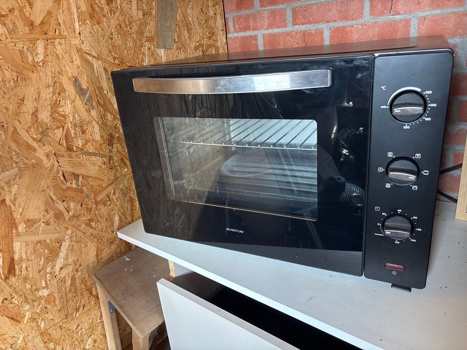 Inventum Oven - Compacte en veelzijdige mini-oven, Ophalen, Minder dan 45 cm, Zo goed als nieuw, Inventum