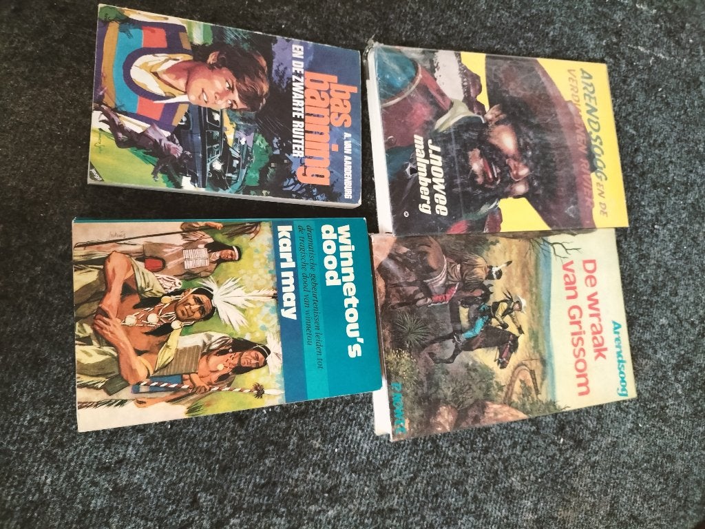 Vintage Jeugdboeken Collectie Banning, Arendsoog, Karl May, Ophalen, Gelezen, Kind en Jeugd