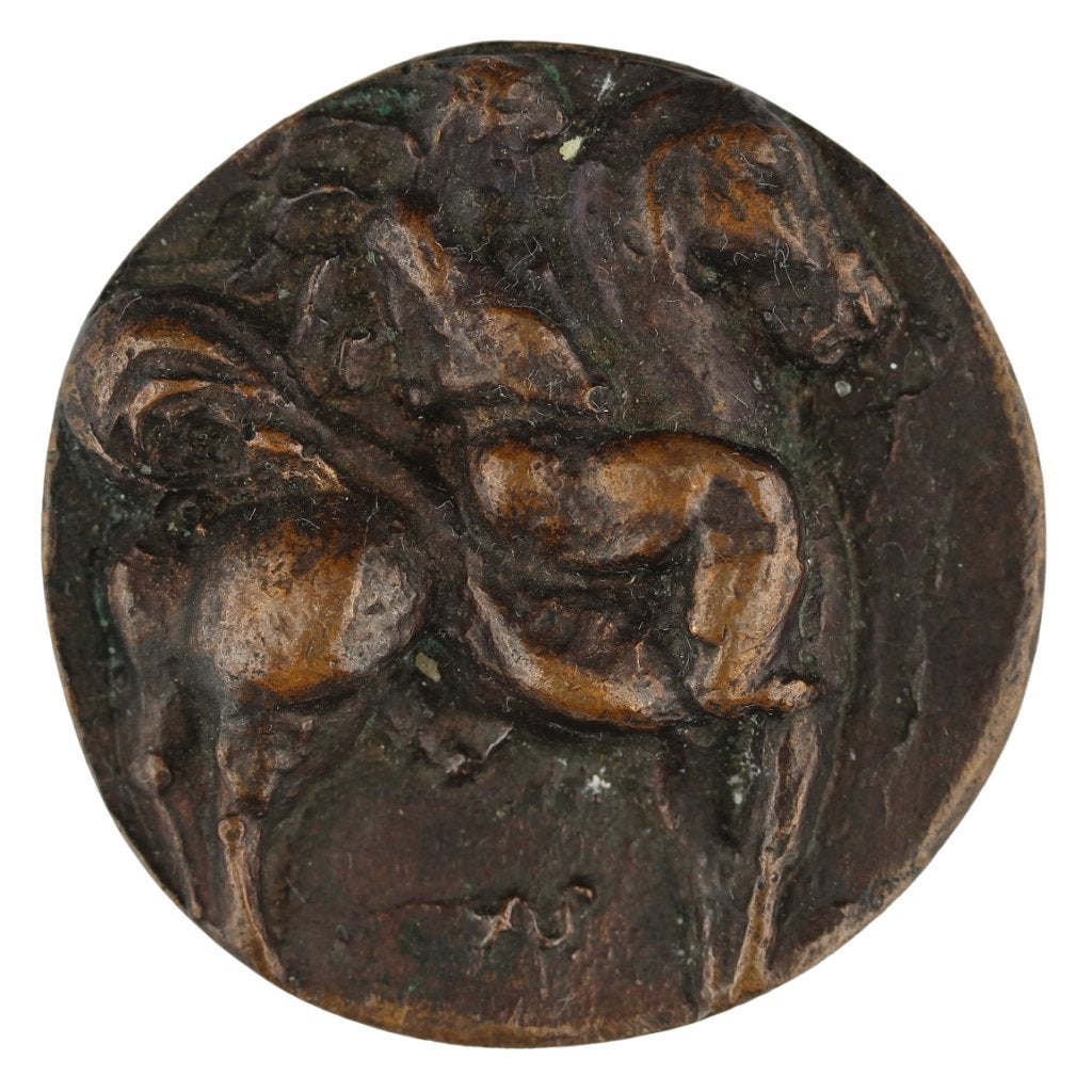 Penning VPK 1967 Arthur Spronken : Ruiter te Paard, Verzenden, Brons, Nederland