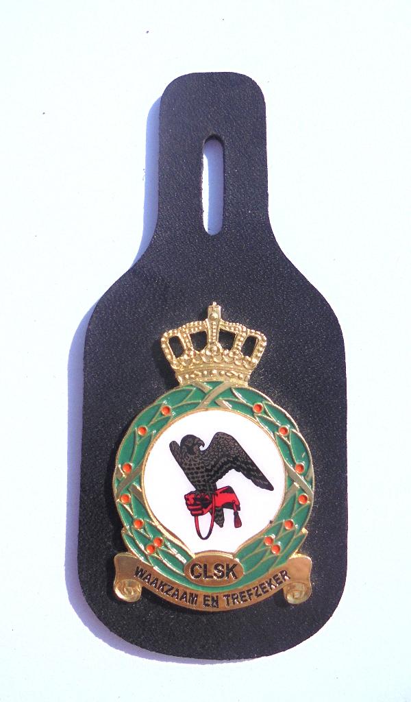Borsthanger, onderdeelshanger speld DT CLSK Kon Luchtmacht., Verzamelen, Ophalen of Verzenden, Luchtmacht, Nederland, Embleem of Badge