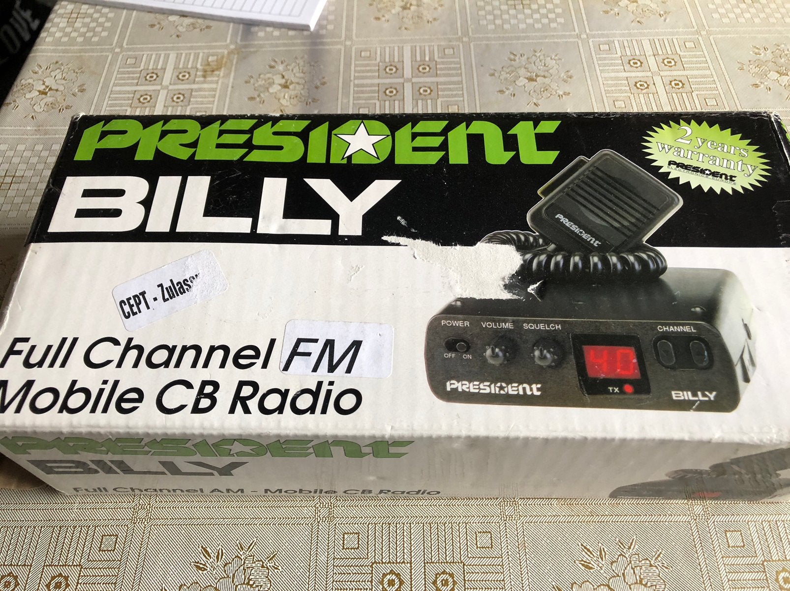 President billy, Telecommunicatie, Zenders en Ontvangers, Ophalen of Verzenden, Zo goed als nieuw