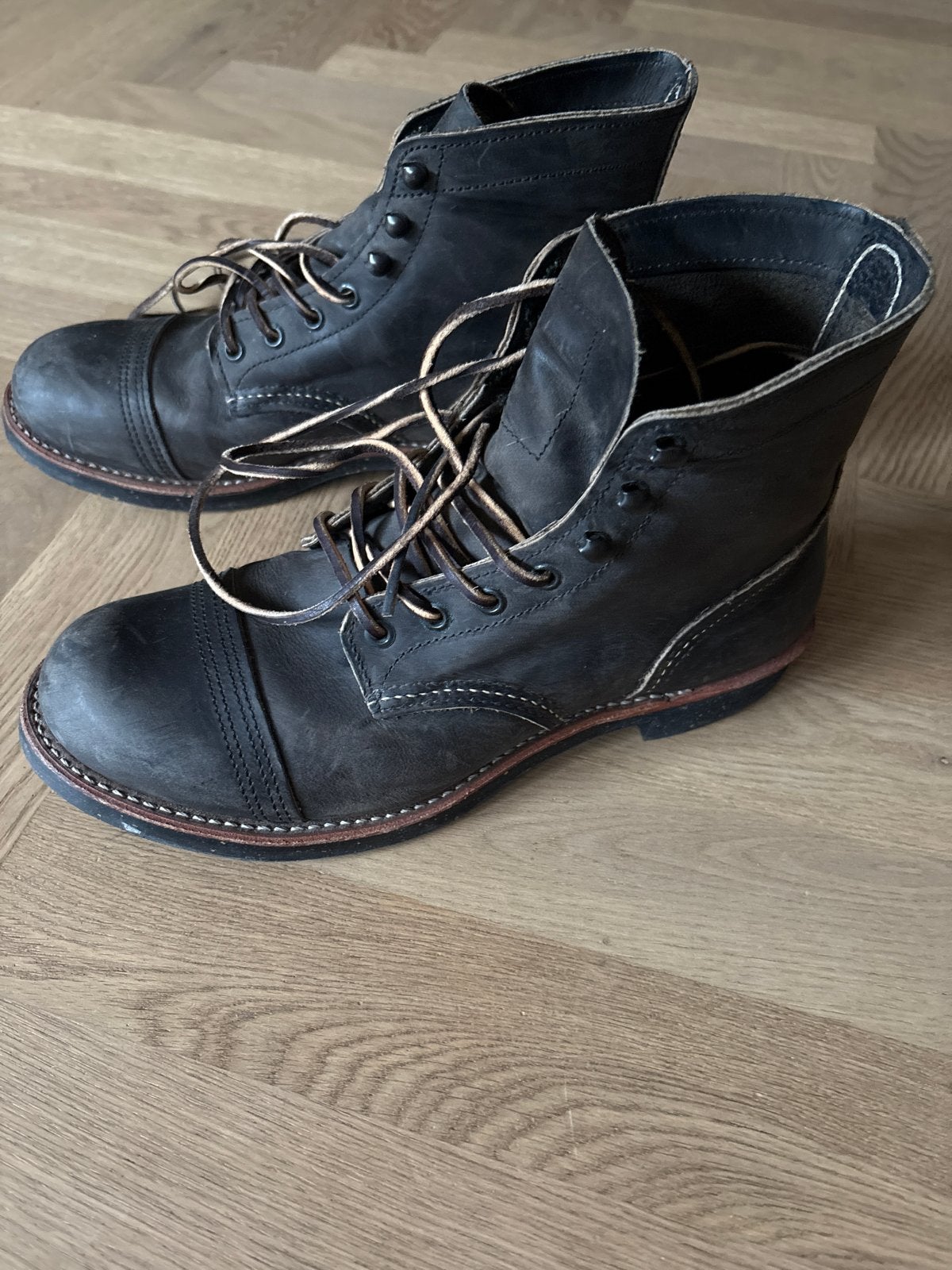 Red Wing Shoes 8116 Iron Ranger Boots - Maat 41, Ophalen of Verzenden, Zo goed als nieuw, Zwart, Boots