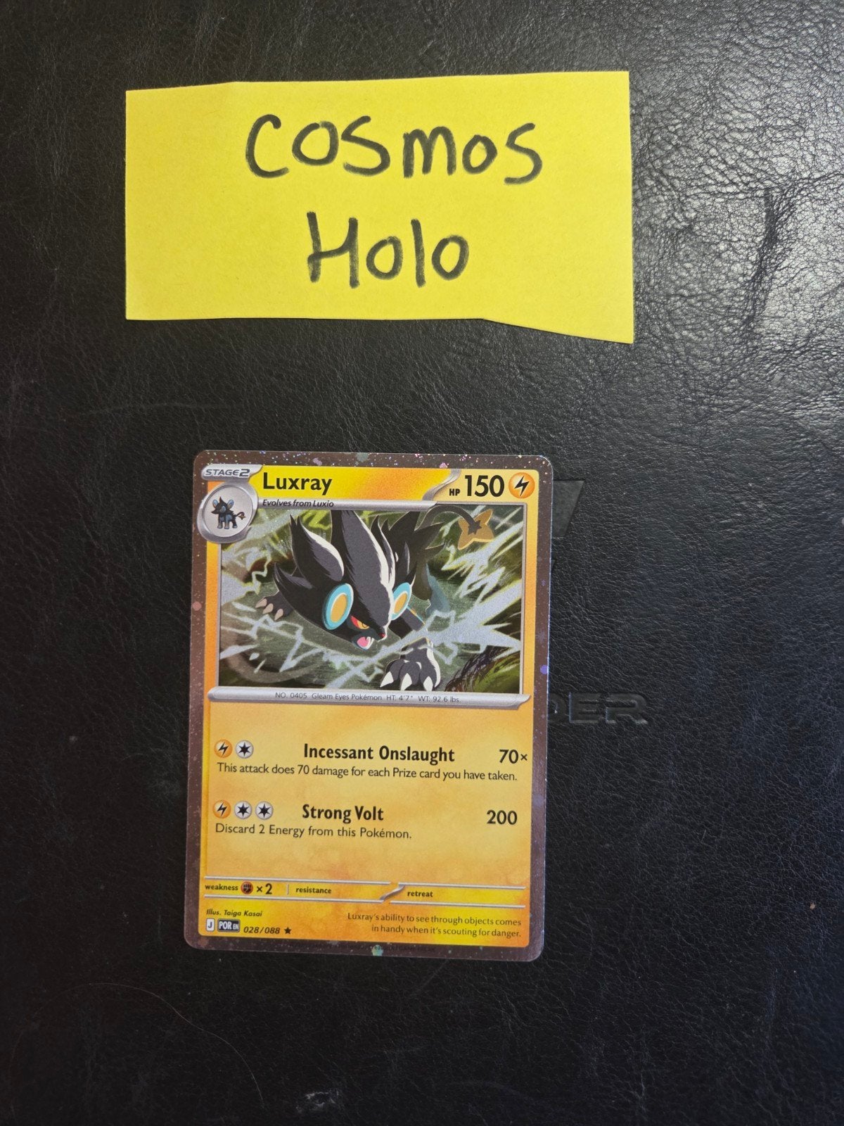 Luxray 028/088 perfect order cosmos holo, Ophalen of Verzenden, Zo goed als nieuw