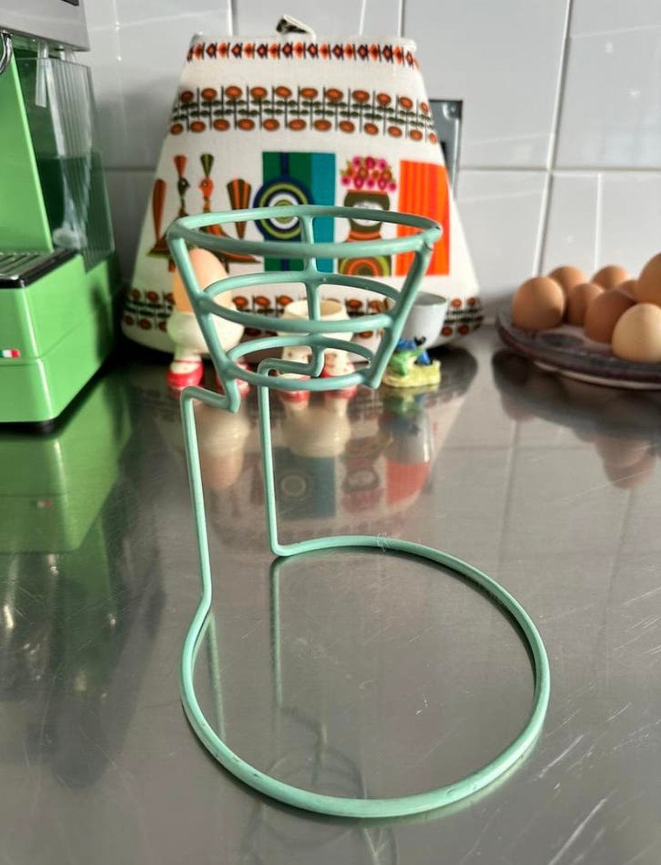 Tomado Bordenrek Keukenrek Rekje Uitlek Vintage Geel Zwart, Ophalen of Verzenden, Huis en Inrichting