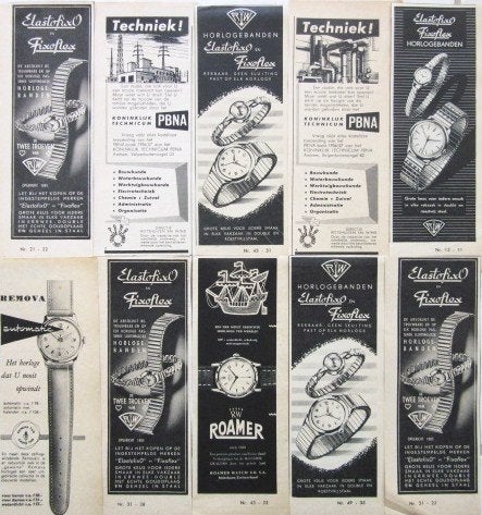 150+ advertenties reclames uit 1956 - 1958 - Deel 2, Verzamelen, Ophalen of Verzenden, Gebruikt, Overige typen
