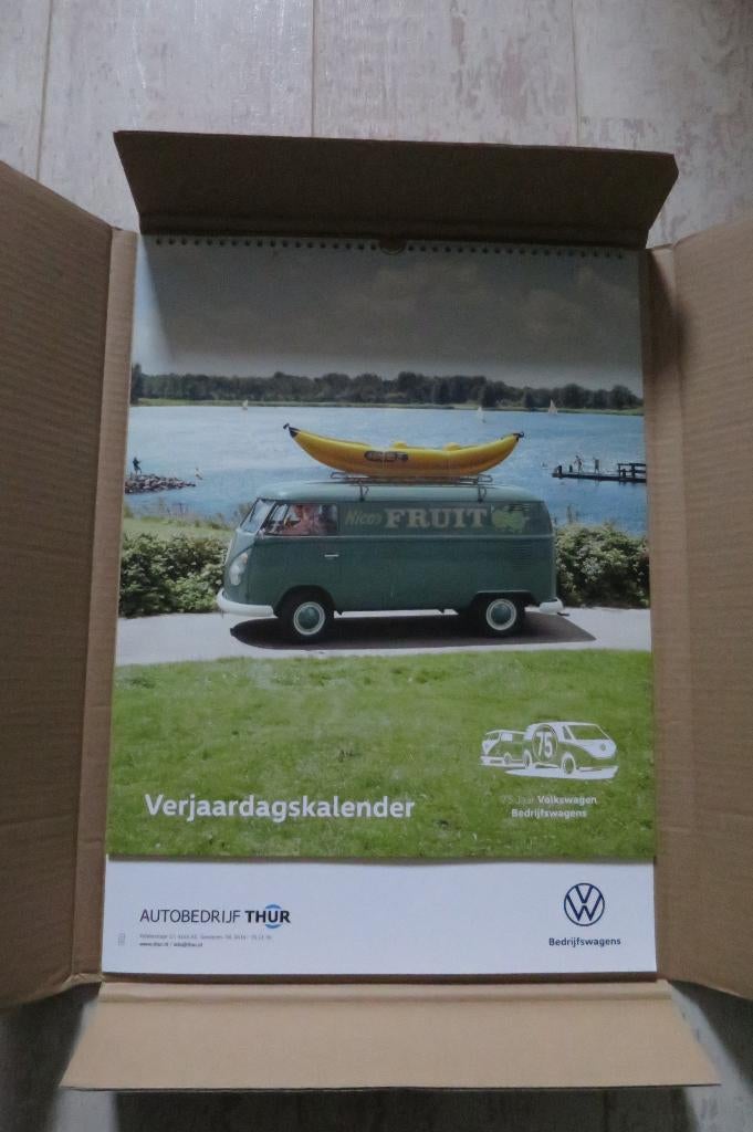 Verjaardagskalender Volkswagen Bedrijfswagens, nieuw in doos, Ophalen of Verzenden, Nieuw, Volkswagen