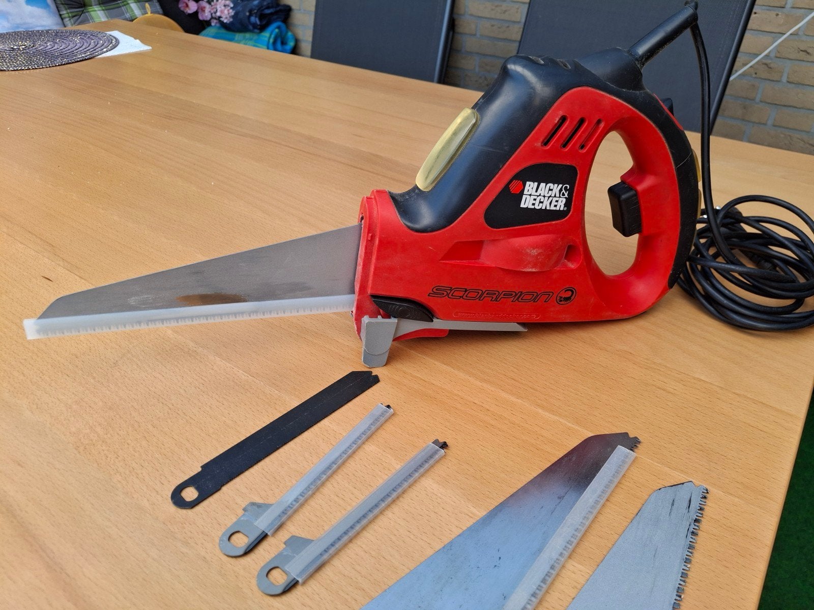 Black & Decker Scorpion Zaagmachine KS890GT met koffer, Gebruikt, 70 mm of meer, Ophalen of Verzenden, Black & Decker