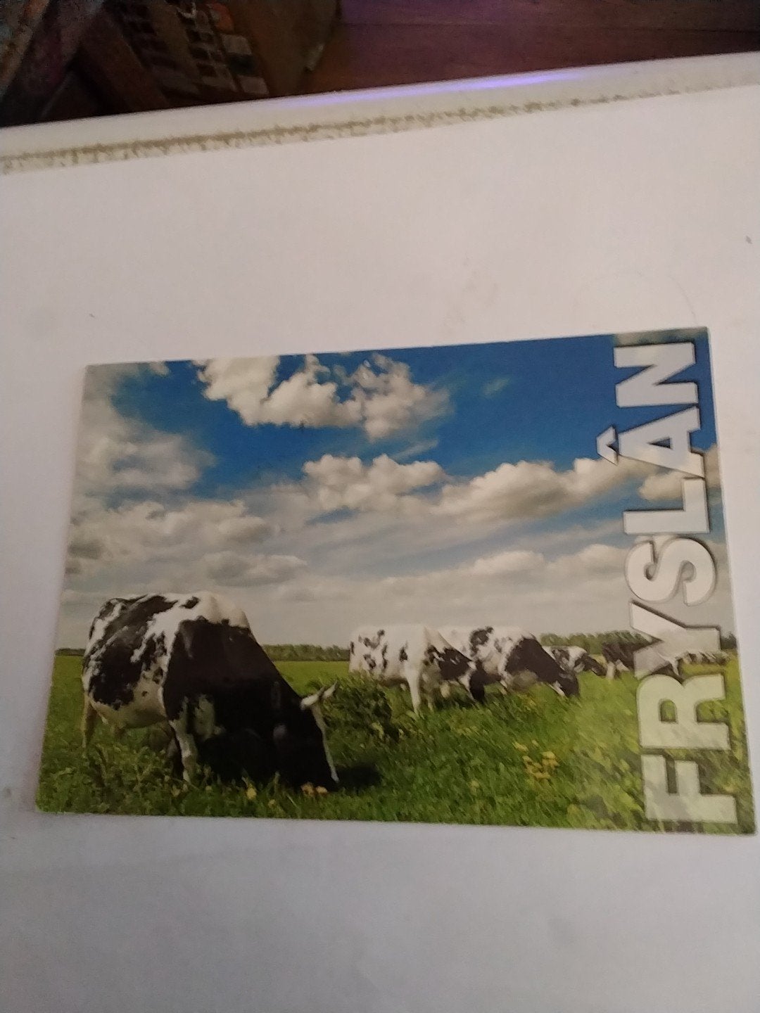 ansichtkaart Fryslân met koeien,, Ophalen of Verzenden, 1960 tot 1980, Gelopen