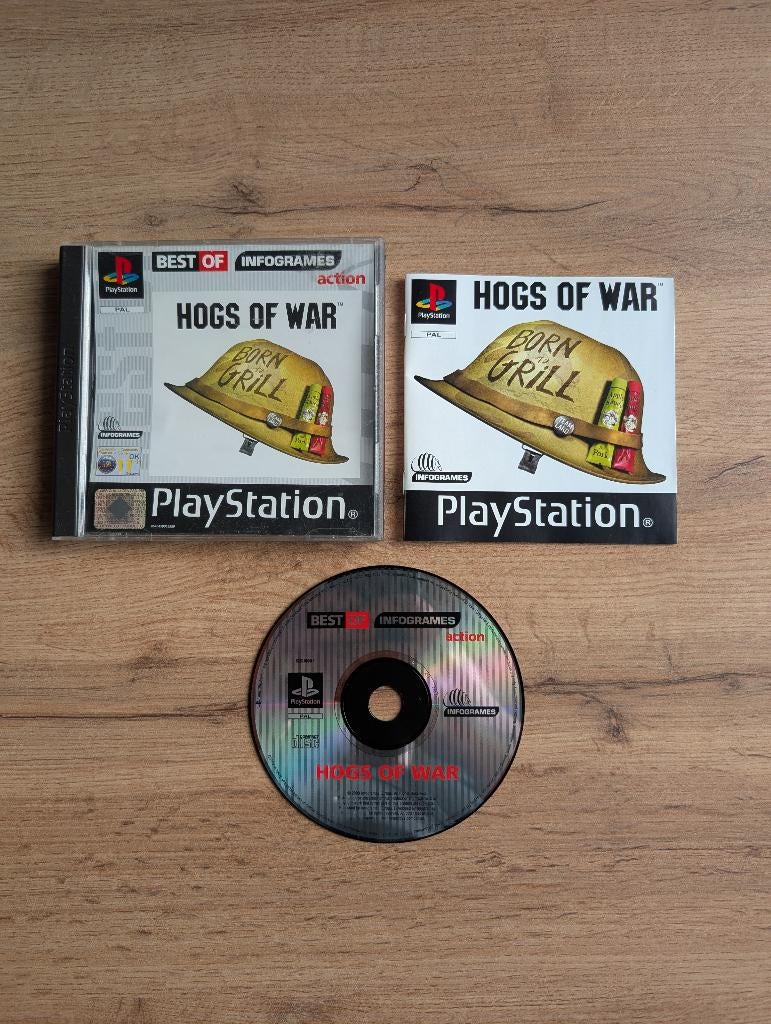Hogs of war PS1, Shooter, 1 speler, Ophalen of Verzenden, Zo goed als nieuw