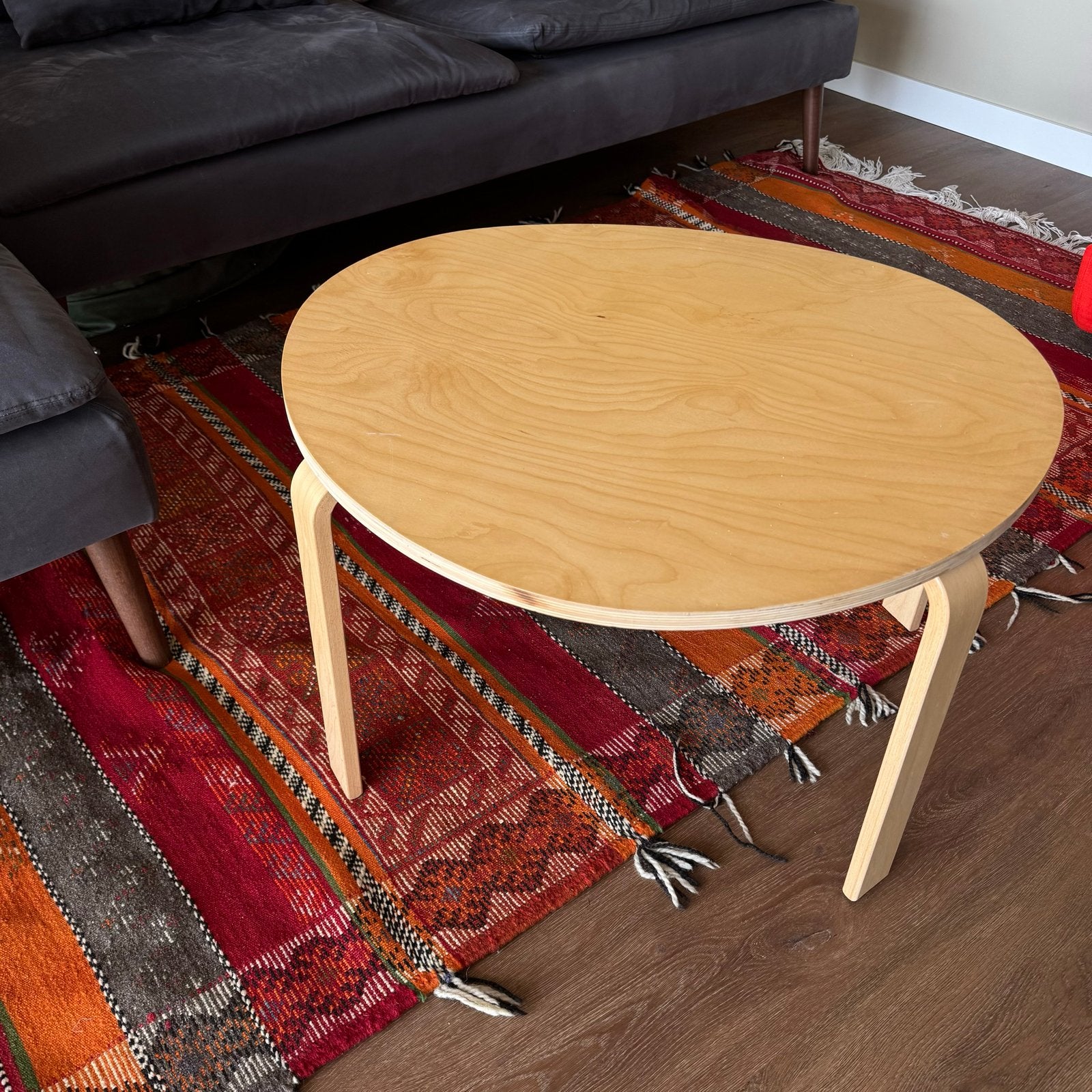 ikea svalsta coffee table van hout, Huis en Inrichting, Ophalen of Verzenden, Zo goed als nieuw, Overige vormen, 50 tot 100 cm